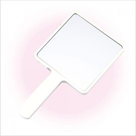[Star Corporation] ST-339LK (large) modern square hand mirror (white) _ mirror, hand mirror, fashion mirror, portable mirror
